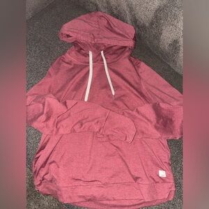 Vuori Heathered Red Hoodie